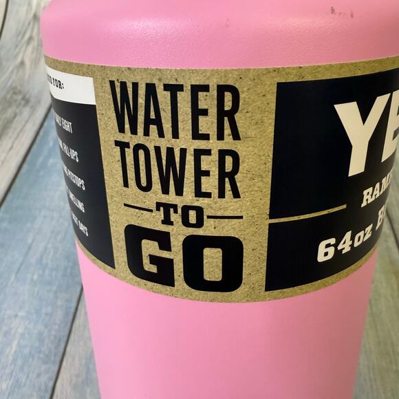 Yeti Rambler 64 OZ Bottle Power In Pink NEW Chug Cap Half Gallon Limited Edition - Picture 8 of 11